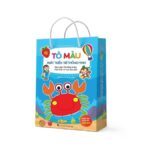 Bộ 8 Sách Tô Màu Phát Triển Trí Thông Minh, Bản Song Ngữ, Phù Hợp Cho Bé Từ 2 Tuổi