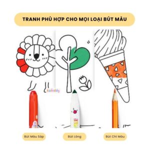 Tranh tô màu 3m
