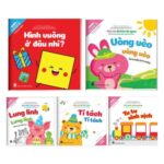 Bộ 5 Sách Truyện Ehon Kỹ Năng Sống Cho Bé, Bản Song Ngữ, Phù Hợp Cho Bé 0-6 Tuổi