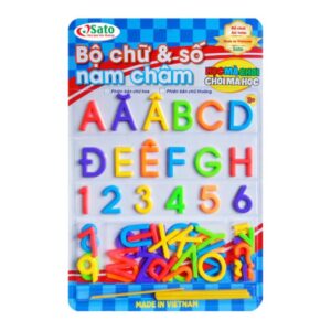 Bộ Xếp Chữ Cái Nam Châm, Bé Học Chữ Cái, Nhựa An Toàn Cho Bé, Phù Hợp Cho Bé Từ 3 Tuổi, Tặng Kèm Bảng