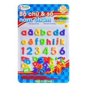 Bộ Xếp Chữ Cái Nam Châm, Bé Học Chữ Cái, Nhựa An Toàn Cho Bé, Phù Hợp Cho Bé Từ 3 Tuổi, Tặng Kèm Bảng
