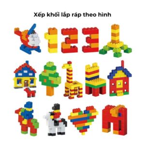 Đồ Chơi Xếp Hình Lego, Đồ Chơi Lắp Ráp, 1000 Chi Tiết, Đồ Chơi Cho bé, Phù Hợp Cho Bé Từ 4 Tuổi, Mẫu Giáo