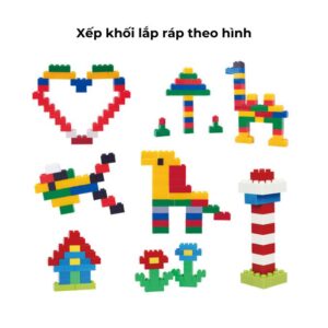 Đồ Chơi Xếp Hình Lego, Đồ Chơi Lắp Ráp, 1000 Chi Tiết, Đồ Chơi Cho bé, Phù Hợp Cho Bé Từ 4 Tuổi, Mẫu Giáo