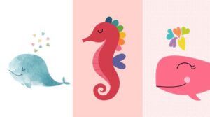 Tranh Tô Màu Động Vật Dưới Nước (Aquatic Animals), Phù Hợp Cho Bé Từ 2 Tuổi, Tải Miễn Phí