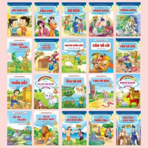 20 Truyện Cổ Tích Cho Bé, Truyện Cổ Tích Việt Nam, Truyện Tranh Dành Cho Trẻ Mầm Non, Song Ngữ Anh Việt