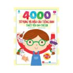 Sách 4000 Từ Vựng Tiếng Anh và Mẫu Câu Giao Tiếp Tiếng Anh Cho Bé 4 Tuổi Trở Lên