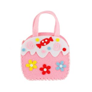 Túi Xách Thủ Công Cho Bé Tự Làm, Đồ Chơi Cho Bé Gái 5 Tuổi Trở Lên, Đồ Handmade Bằng Vải Nỉ