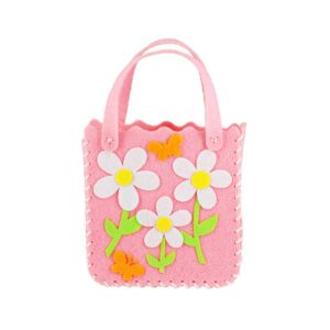 Túi Xách Thủ Công Cho Bé Tự Làm, Đồ Chơi Cho Bé Gái 5 Tuổi Trở Lên, Đồ Handmade Bằng Vải Nỉ