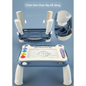 Bảng Vẽ Cho Bé, Bảng Vẽ Từ Tính Có Chân Bàn, Bản Vẽ Thông Minh Tập Viết, Tập Vẽ Cho Bé, Phù Hợp Cho Bé Từ 2 Tuổi