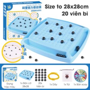 Bàn Cờ Đá Bi Nam Châm, Đồ Chơi Cho Bé, Trò Chơi Trí Tuệ, Phù Hợp Cho Bé Từ 5 Tuổi