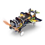 DIY Bé Lắp Ghép Máy Bay, Đồ Chơi STEM/STEAM, Đồ Chơi Lắp Ghép, Phù Hợp Cho Bé Từ 6 Tuổi, Tặng Kèm Pin