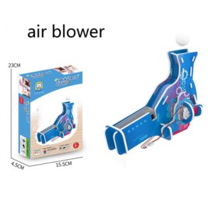 DIY Bé Lắp Ghép Máy Thổi Khí, Đồ Chơi STEMSTEAM, Đồ Chơi Lắp Ghép, Phù Hợp Cho Bé Từ 6 Tuổi, Tặng Kèm Pin