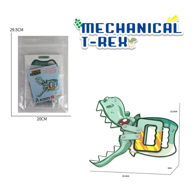 T-Rex 4 DIY Bé Lắp Ghép Khủng Long T-Rex, Đồ Chơi STEM/STEAM, Đồ Chơi Lắp Ghép, Phù Hợp Cho Bé Từ 6 Tuổi