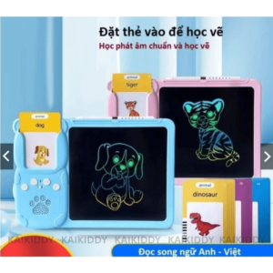 Máy Đọc Viết 2in1 Máy Đọc Thẻ Flashcard Song Ngữ Anh - Việt